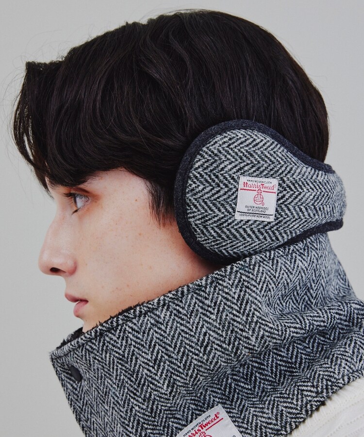 ハリスツイード生地使用 イヤーマフラー / Harris Tweed(イヤーマフ