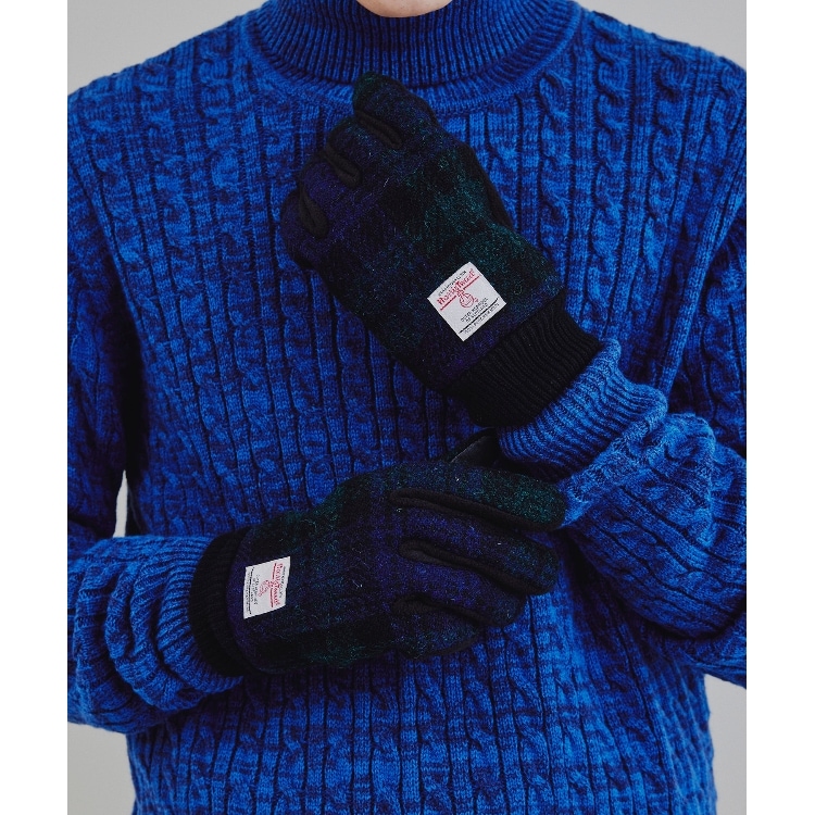ティーケー タケオ キクチ(tk.TAKEO KIKUCHI)のハリスツイード生地使用 スマホ対応手袋 グローブ ／ Harris Tweed グローブ