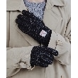 ティーケー タケオ キクチ(tk.TAKEO KIKUCHI)のハリスツイード生地使用 スマホ対応手袋 グローブ ／ Harris Tweed ブラック(219)