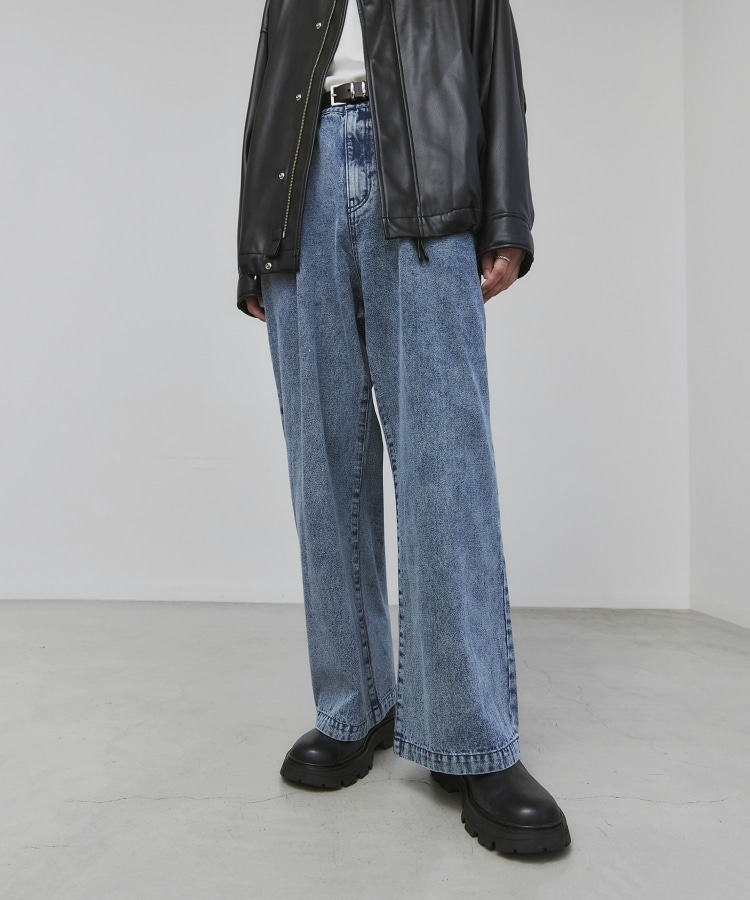 WEB限定】ヴィンテージライクワイドデニムパンツ(デニムパンツ WEB限定】ヴィンテージライクワイドデニムパンツ(デニムパンツ