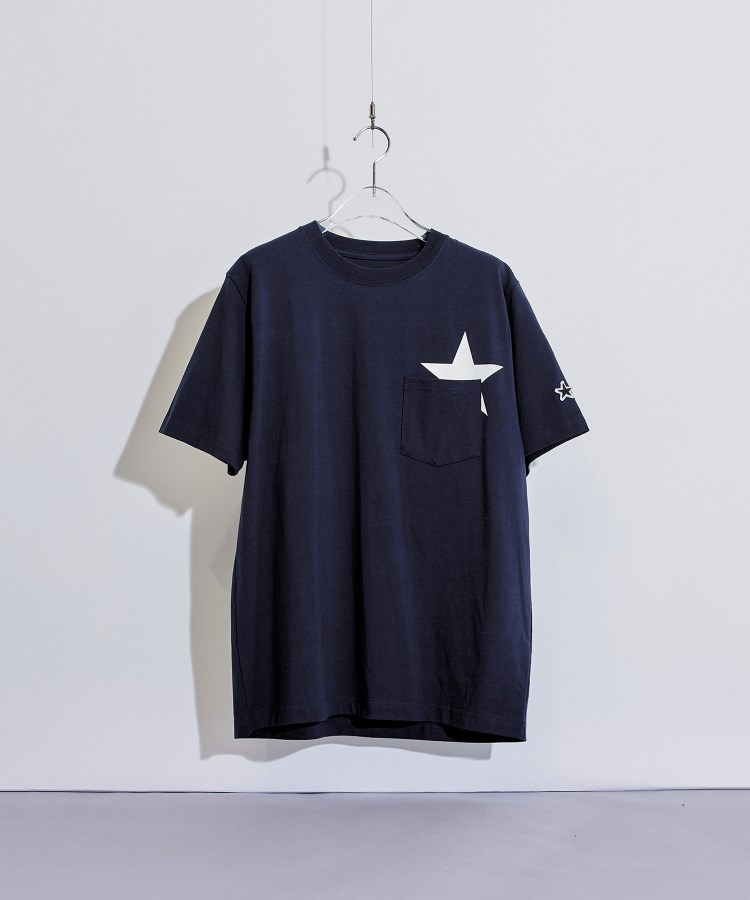 ティーケー タケオ キクチ(tk.TAKEO KIKUCHI)のスタープリント半袖Tシャツ ブルー(093)