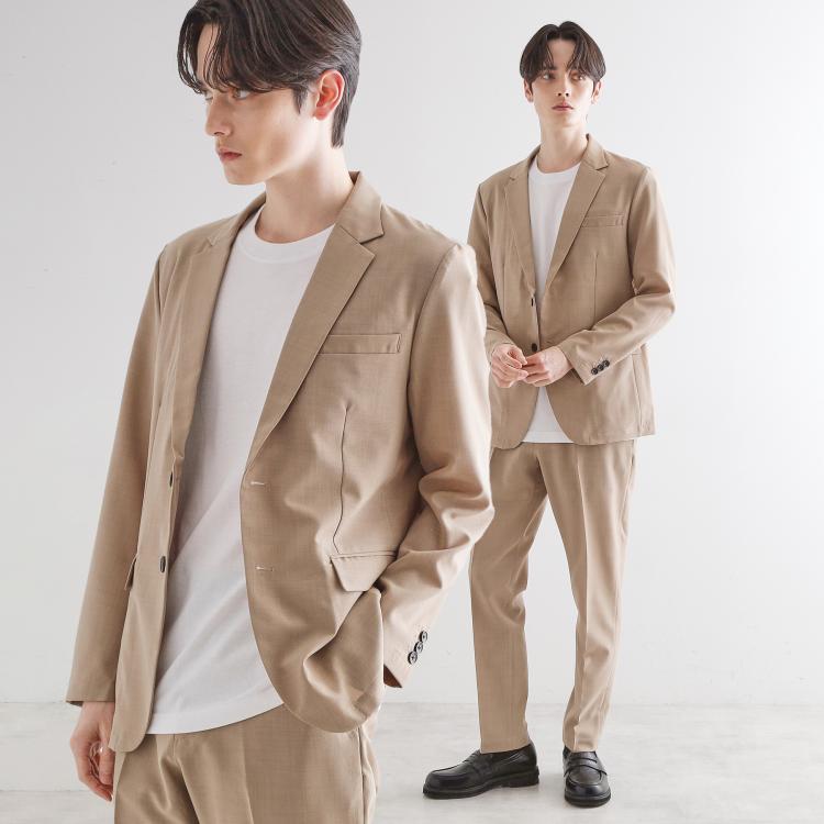 ティーケー タケオ キクチ(tk.TAKEO KIKUCHI)の【WEB限定 マシンウォッシャブル】機能性エアリードライセットアップ/シングルジャケット&テーパードスラックス スーツセット
