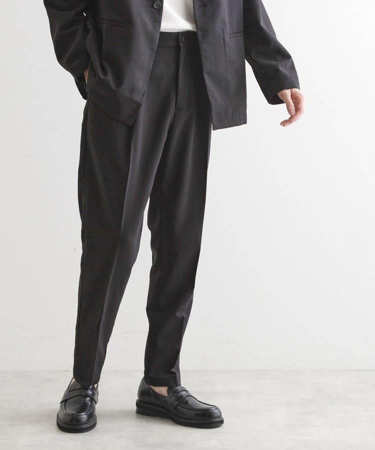 ティーケー タケオ キクチ(tk.TAKEO KIKUCHI)の【WEB限定 マシンウォッシャブル】機能性エアリードライノーカラーセットアップ/ノーカラージャケット&テーパードスラックス19