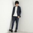 ティーケー タケオ キクチ(tk.TAKEO KIKUCHI)の【WEB限定 マシンウォッシャブル】機能性エアリードライノーカラーセットアップ/ノーカラージャケット&テーパードスラックス41
