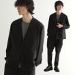 ティーケー タケオ キクチ(tk.TAKEO KIKUCHI)の【WEB限定 マシンウォッシャブル】機能性エアリードライノーカラーセットアップ/ノーカラージャケット&テーパードスラックス23
