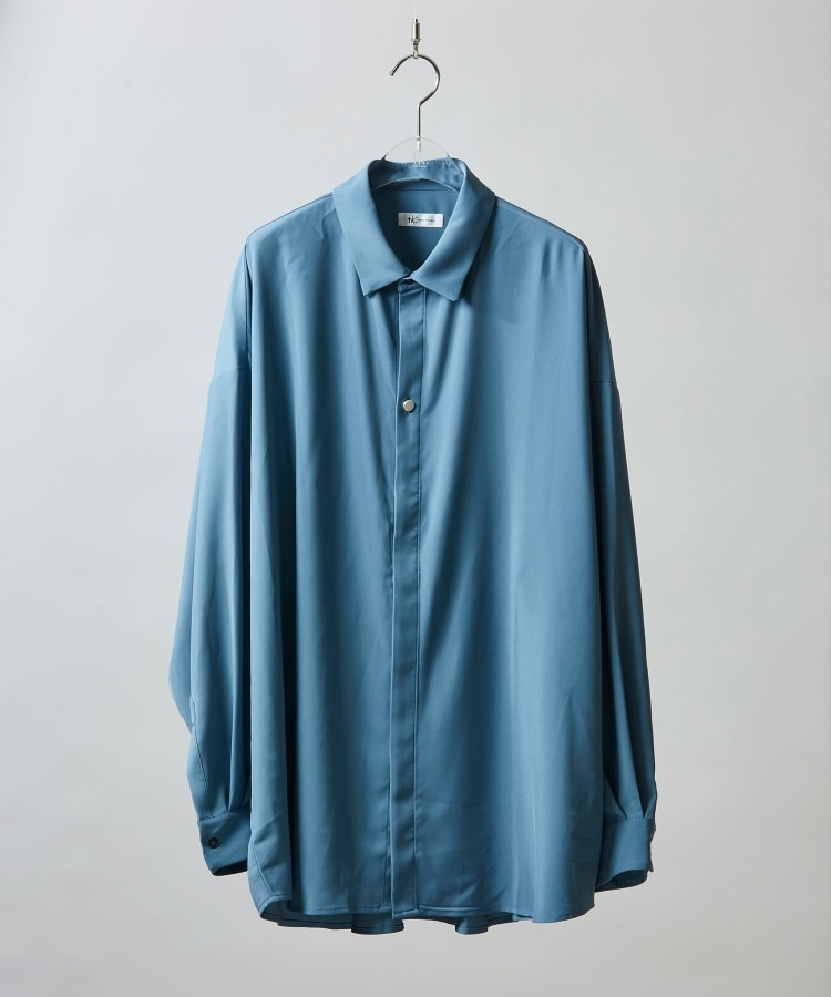ティーケー タケオ キクチ(tk.TAKEO KIKUCHI)の【WEB限定】ビッグサイズシャツ ブルー(092)
