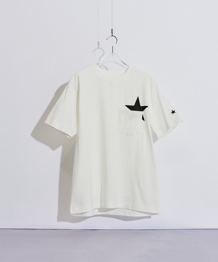 ティーケー タケオ キクチ(tk.TAKEO KIKUCHI)のスタープリント半袖Tシャツ ホワイト(001)