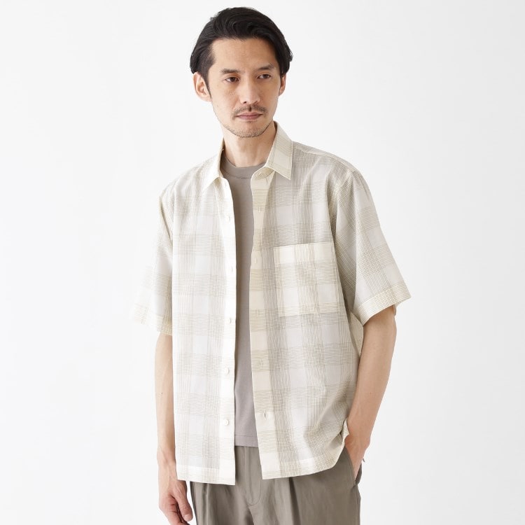 タケオキクチ(TAKEO KIKUCHI)の【THE FLAGSHIP】シアーチェック シャツ カジュアルシャツ