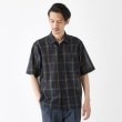 タケオキクチ(TAKEO KIKUCHI)の【THE FLAGSHIP】シアーチェック シャツ ネイビー(294)