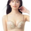 ウイング(Wing)のナチュラルアップブラ ブラジャー ふっくら自然なまるみでバストアップ KB2060 ベージュ(052)