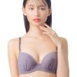 ウイング(Wing)のナチュラルアップブラ ブラジャー ふっくら自然なバストをメイク KB3001 パープル(081)