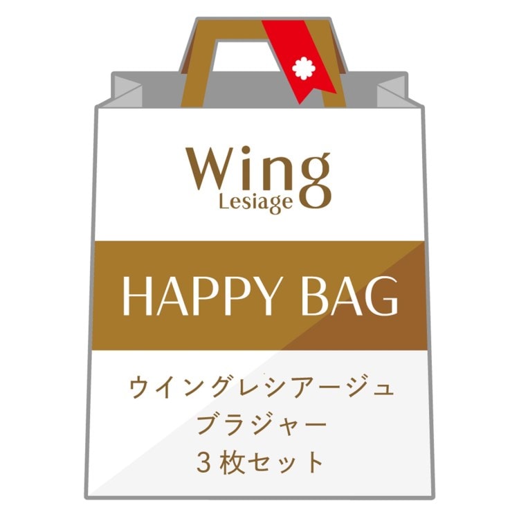 ウイング(Wing)の【福袋】 ブラジャー Wing Lesiage 3枚セット PB9865 福袋