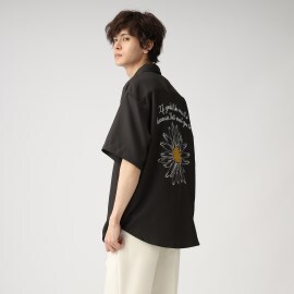 ティーケー タケオ キクチ(tk.TAKEO KIKUCHI)のデイジー刺繍半袖シャツ カジュアルシャツ