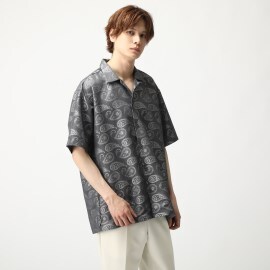 ティーケー タケオ キクチ(tk.TAKEO KIKUCHI)のペイズリー柄半袖開襟シャツ カジュアルシャツ