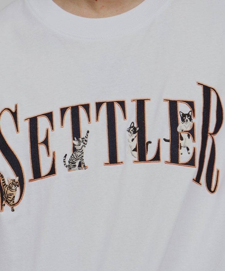 ティーケー タケオ キクチ(tk.TAKEO KIKUCHI)のロゴネコ刺繍Tシャツ10