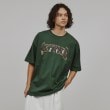 ティーケー タケオ キクチ(tk.TAKEO KIKUCHI)のロゴネコ刺繍Tシャツ グリーン(023)