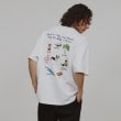 ティーケー タケオ キクチ(tk.TAKEO KIKUCHI)のモチーフバックプリントTシャツ ホワイト(001)