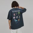 ティーケー タケオ キクチ(tk.TAKEO KIKUCHI)のモチーフバックプリントTシャツ ブルー(093)