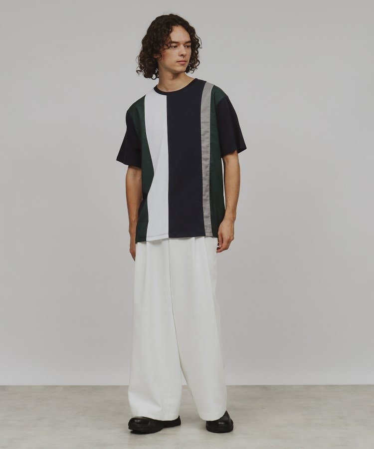 ティーケー タケオ キクチ(tk.TAKEO KIKUCHI)のストライプ切替Tシャツ12