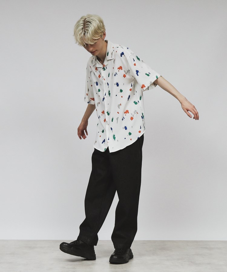 ティーケー タケオ キクチ(tk.TAKEO KIKUCHI)のペイント柄シャツ3