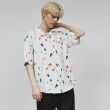 ティーケー タケオ キクチ(tk.TAKEO KIKUCHI)のペイント柄シャツ ホワイト(401)