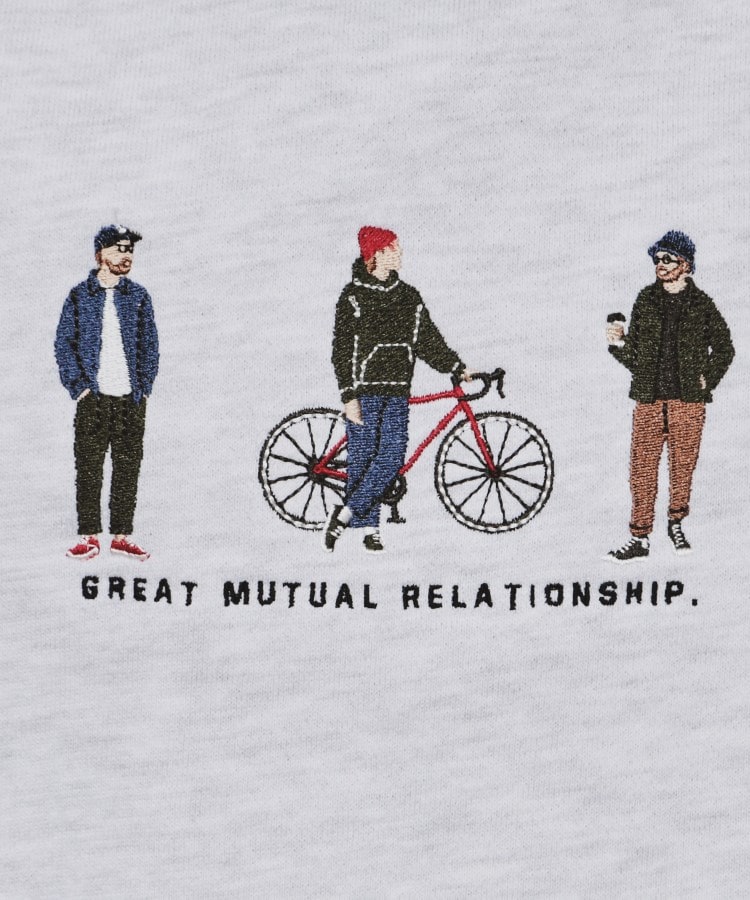 スリーピープルズ刺繍スウェット(スウェット・トレーナー スリーピープルズ刺繍スウェット(スウェット・トレーナー