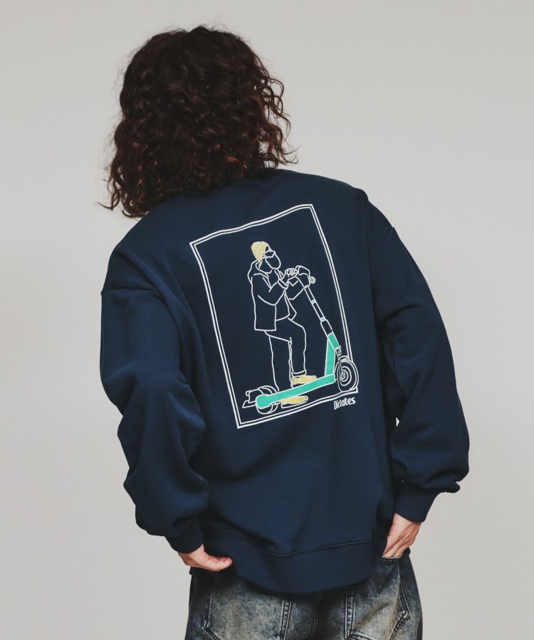 バックヒゲ刺繍スウェット(スウェット・トレーナー) | tk バックヒゲ刺繍スウェット(スウェット・トレーナー) | tk