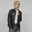 ティーケー タケオ キクチ(tk.TAKEO KIKUCHI)のシンセティックレザーシングルライダースブルゾン11