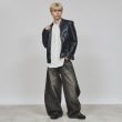 ティーケー タケオ キクチ(tk.TAKEO KIKUCHI)のシンセティックレザーシングルライダースブルゾン15