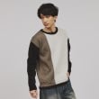 ティーケー タケオ キクチ(tk.TAKEO KIKUCHI)のモールブロック切替ニット グレージュ(550)
