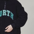 ティーケー タケオ キクチ(tk.TAKEO KIKUCHI)のレタード刺繍ボアハーフジップ5