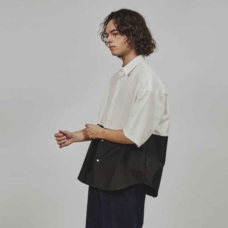 ティーケー タケオ キクチ(tk.TAKEO KIKUCHI)のTRバイカラー半袖シャツ カジュアルシャツ