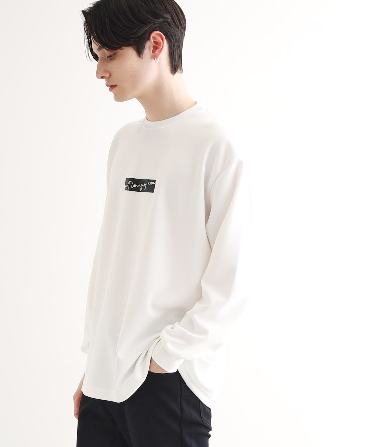 ティーケー タケオ キクチ(tk.TAKEO KIKUCHI)のボックスロゴTシャツ ホワイト(001)