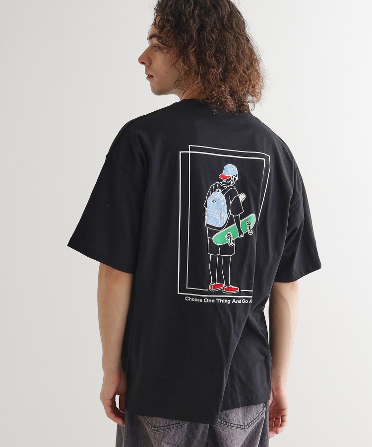 バックスケート刺繍T-Shirt(Tシャツ) | tk.TAKEO KIKUCHI バックスケート刺繍T-Shirt(Tシャツ) | tk.TAKEO KIKUCHI