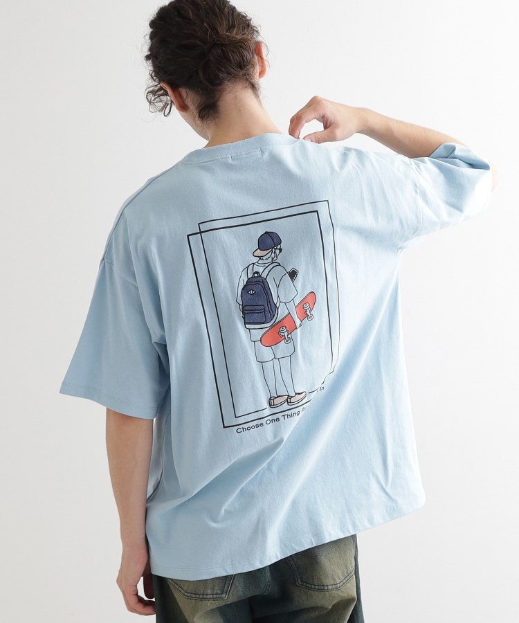 バックスケート刺繍T-Shirt(Tシャツ) | tk.TAKEO KIKUCHI バックスケート刺繍T-Shirt(Tシャツ) | tk.TAKEO KIKUCHI