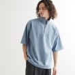 ティーケー タケオ キクチ(tk.TAKEO KIKUCHI)のポンチスエードハーフジップカットソー サックスブルー(090)