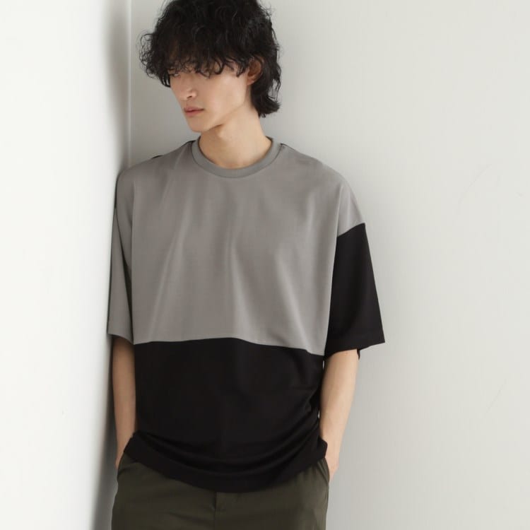 ティーケー タケオ キクチ(tk.TAKEO KIKUCHI)の【UV／接触冷感】切替アソートTシャツ Ｔシャツ