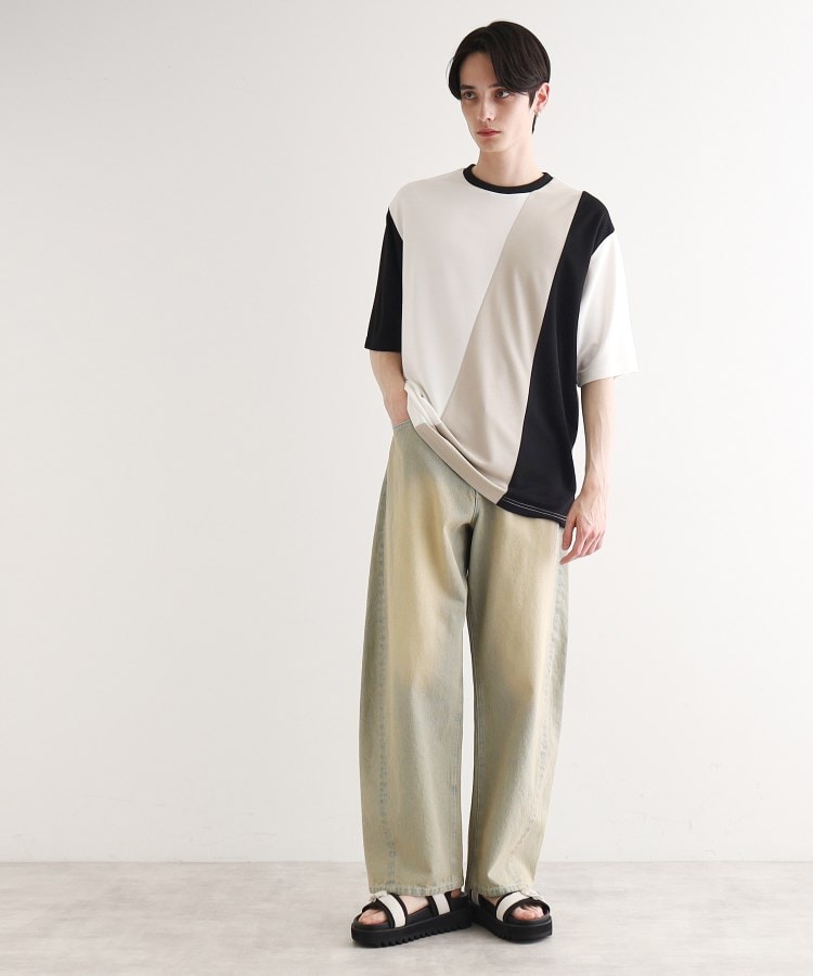 ティーケー タケオ キクチ(tk.TAKEO KIKUCHI)の【UV、接触冷感】ナナメ切替アソートTシャツ/父の日ギフトにオススメ2
