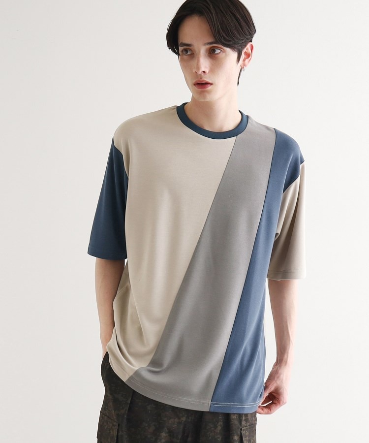 ティーケー タケオ キクチ(tk.TAKEO KIKUCHI)の【UV、接触冷感】ナナメ切替アソートTシャツ/父の日ギフトにオススメ5