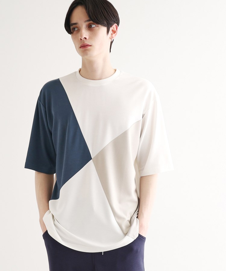 UV/接触冷感】ナナメ切替アソートTシャツ(Tシャツ) | tk UV/接触冷感】ナナメ切替アソートTシャツ(Tシャツ) | tk