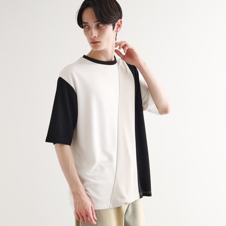 ティーケー タケオ キクチ(tk.TAKEO KIKUCHI)の【UV、接触冷感】ナナメ切替アソートTシャツ/父の日ギフトにオススメ Ｔシャツ
