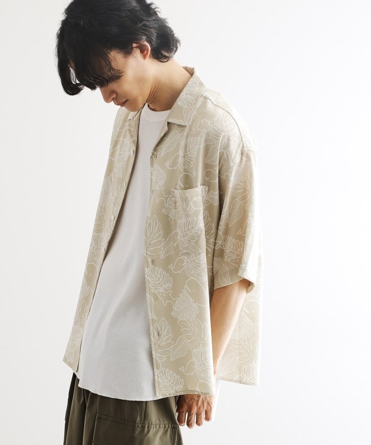 ティーケー タケオ キクチ(tk.TAKEO KIKUCHI)のアートタッチホエール5分袖シャツ5