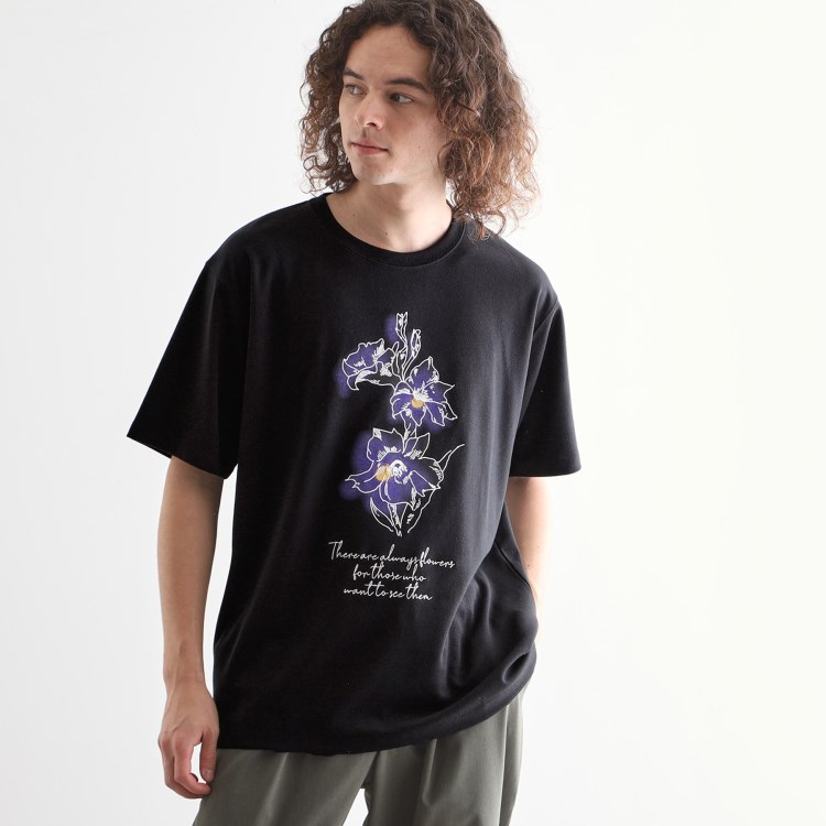 ティーケー タケオ キクチ(tk.TAKEO KIKUCHI)のぼかしフラワーカットソー Ｔシャツ
