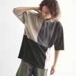 ティーケー タケオ キクチ(tk.TAKEO KIKUCHI)の5分袖キリカエポンチフーディ グレージュ(550)
