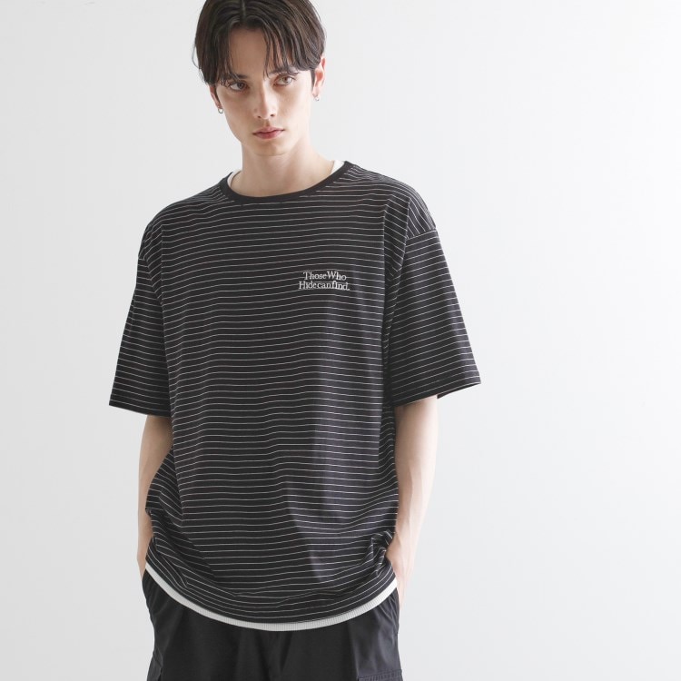 ティーケー タケオ キクチ(tk.TAKEO KIKUCHI)のマイクロボーダーフェイクTシャツ Ｔシャツ