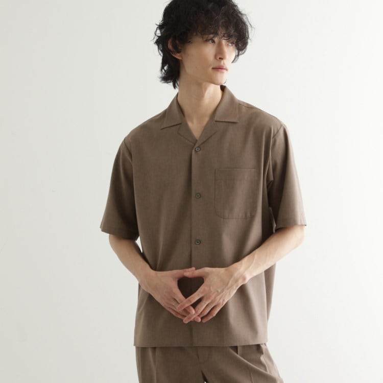 ティーケー タケオ キクチ(tk.TAKEO KIKUCHI)の【吸水速乾】COOLMAX(R)サマーシャツ/セットアップ対応 カジュアルシャツ