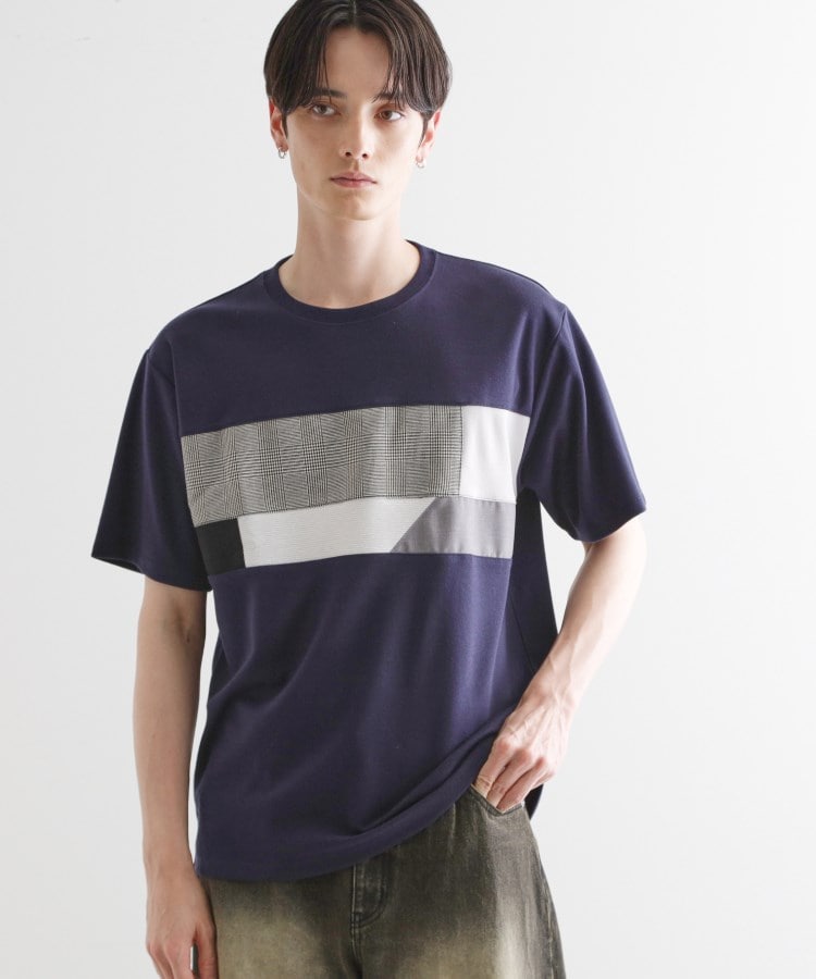 ティーケー タケオ キクチ(tk.TAKEO KIKUCHI)のパネル切替半袖Tシャツ5