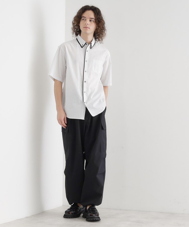 ティーケー タケオ キクチ(tk.TAKEO KIKUCHI)の2枚衿ドット柄シャツ2