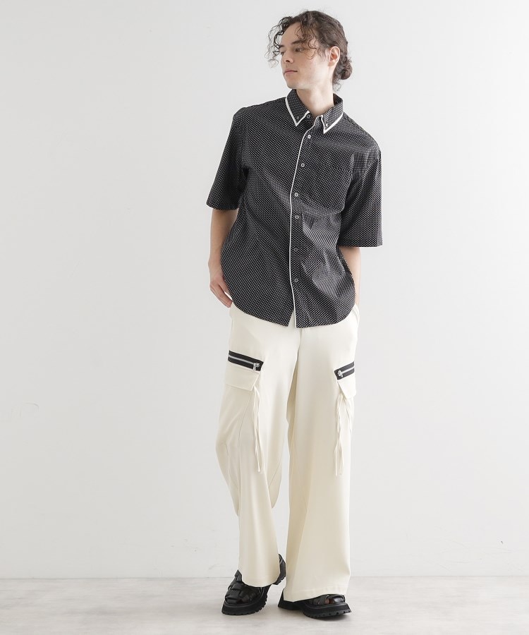 ティーケー タケオ キクチ(tk.TAKEO KIKUCHI)の2枚衿ドット柄シャツ6