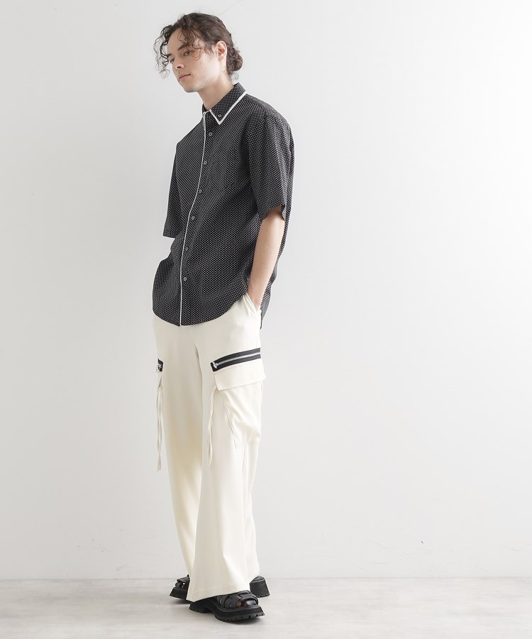 ティーケー タケオ キクチ(tk.TAKEO KIKUCHI)の2枚衿ドット柄シャツ7